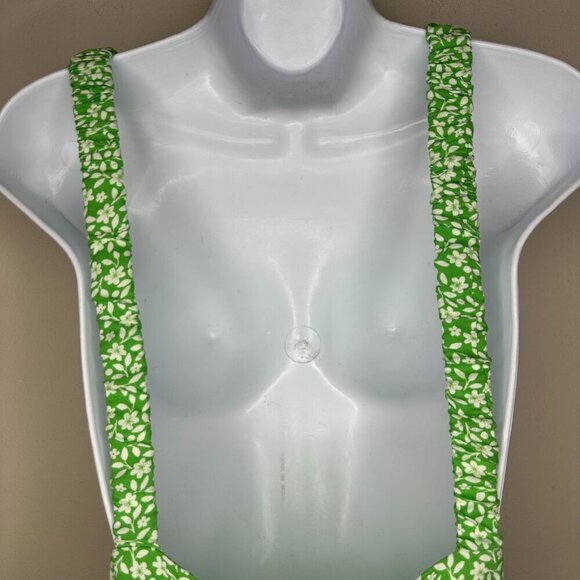 ASOS Plunge Maxi Dress in a Green Based Ditsy Floral Print - Size 10 - Picture 6 of 11